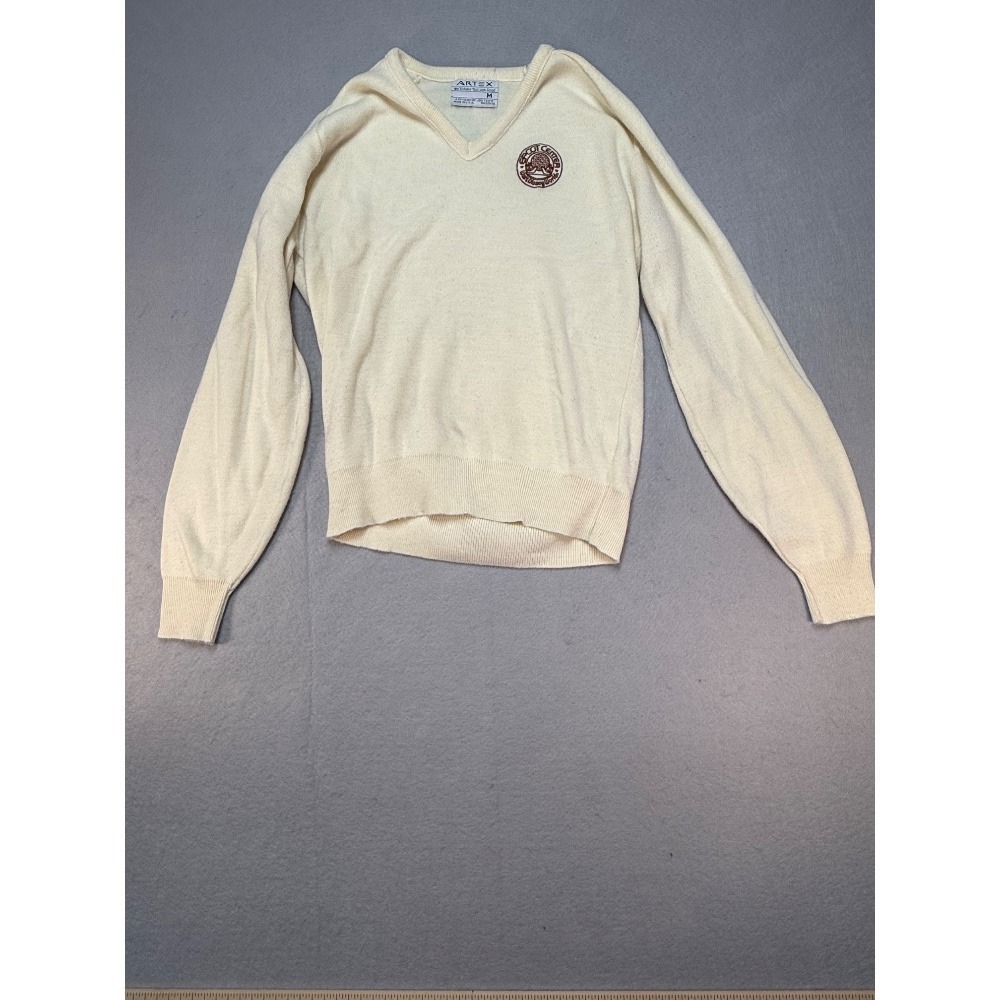 Artex Epcot‎ Center Disney World Sweater V-Neck Pullover Vintage 80s Medium